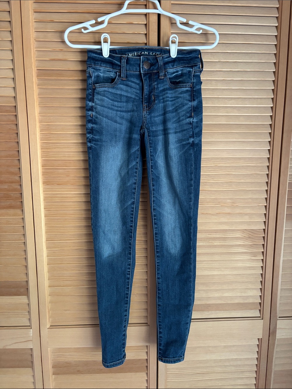American Eagle Outfitters Women's Dark Indigo Skinny Jeans